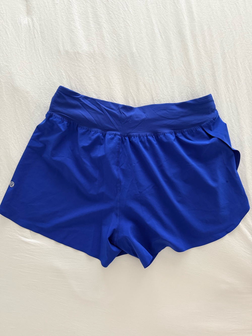 lululemon athletica Cobalt Blue Fast and Free Split Shorts | 3” Size M